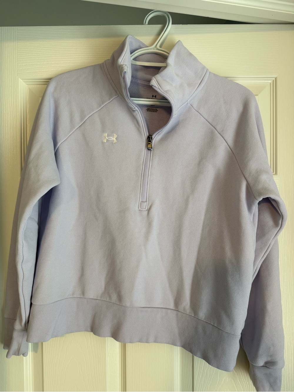 Under Armour Women's Lavender Quarter-Zip Pullover